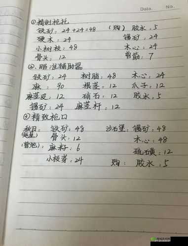 明日之后游戏全面攻略，配方大全及道具制作所需材料详细一览表